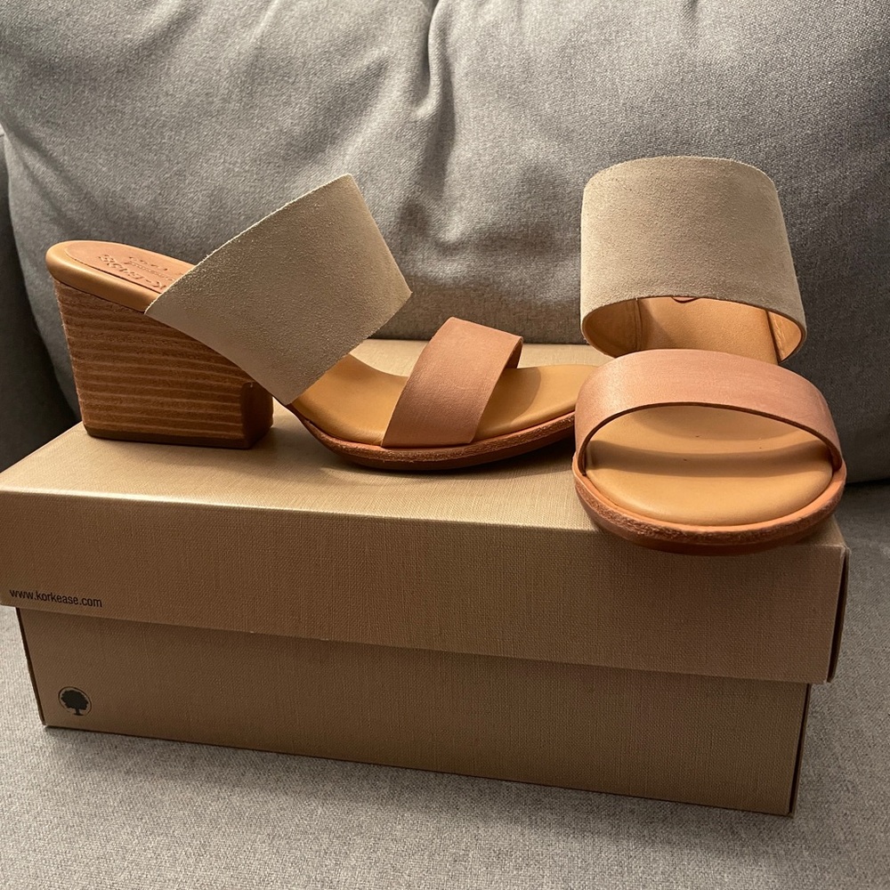 Gorrie Kork Ease natural/ brown combo